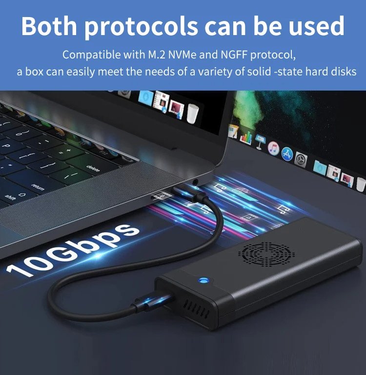 M2-NVMe-SSD-Gehaumluse-mit-Dual-Protokoll-USB32-Gen2-NVME-SATA-mit-10-Gbps-und-integriertem-Kuumlhlg-2001628-4